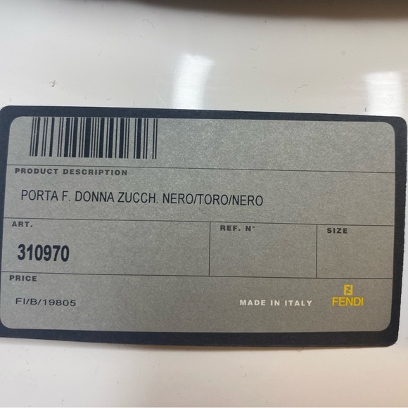 FENDI MONOGRAM BAGUETTE CLOTH HANDBAG 💯Authentic! - Picture 8 of 8